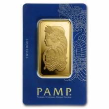 100g Gold Bar - Pamp Suisse Lady Fortuna Veriscan