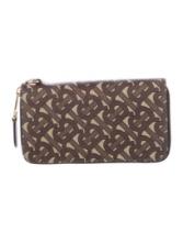 Burberry Printed Tb Monogram Continental Wallet