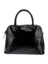 Kate Spade Patent Lthr Gold-tone Hdw Top Hdl Bag