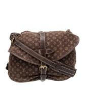 Louis Vuitton Mini Lin Saumur 30 Vtg Flap Msgr Bag