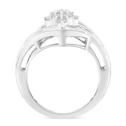10k Gold 1.00ct Diamond Cluster Ring