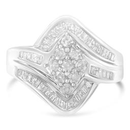 10k Gold 1.00ct Diamond Cluster Ring