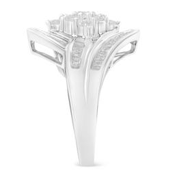 10k Gold 1.00ct Diamond Cluster Ring