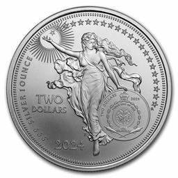 2024 1oz Silver Icons Of Inspiration - Shakespeare