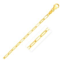 14k Gold Paperclip Chain