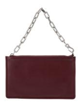 Alexander Wang Burgundy Leather Zip Top Handle Bag