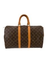 Louis Vuitton Ctd Canvas Brass Hdw Weekender Bag