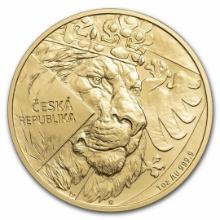 2024 Niue 1 Oz Gold Czech Lion Bu