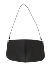 Louis Vuitton Epi Pochette Demi-lune Blk Shldr Bag