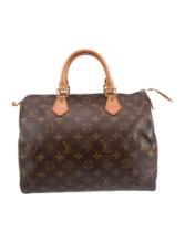 Louis Vuitton Speedy 30 Brn Brass Hdw Top Hdl Bag