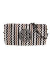 Tory Burch Gunmetal Hdw Flap & Snap Cls Clutch