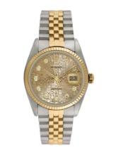 Rolex Datejust 18k Gold Jubilee Auto Men's 36mm