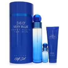 Perry Ellis Blue Men's Set - 2 Sprays + Shower Gel