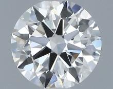 Gia Certified Round Cut .51ct Vvs1 Diamond