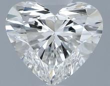Gia Certified Heart Cut .53ct Vvs1 Diamond