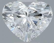 Gia Certified Heart Cut .50ct Si1 Diamond