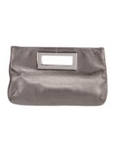 Michael Kors Metallic & Silver Leather Top Hdl Bag
