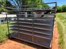 Heavy-Duty Metal Shelving Rack on Casters