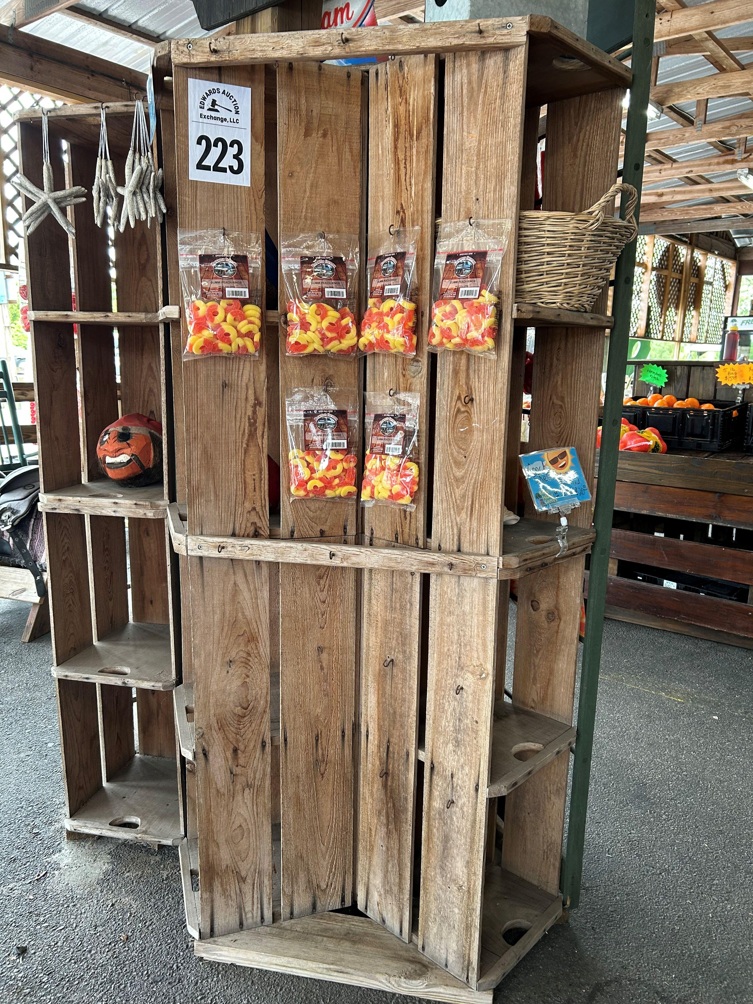 Three Sided Produce Bin Display Case