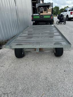 Galvanized Nursery Cart