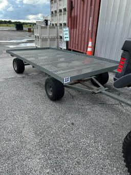 Galvanized Nursery Cart