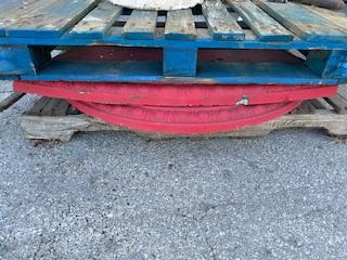 Pallet with Concrete Table Parts
