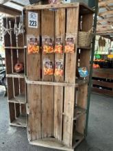 Three Sided Produce Bin Display Case