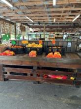Double Sided Wooden Produce Display