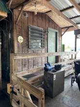Wooden Office with Bathroom