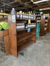 Four Shelf Wooden Display
