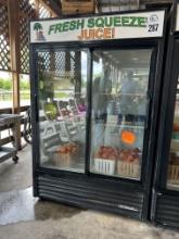 TRUE Two Door Display Refrigerator
