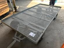 Galvanized Nursery Cart