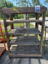 Wood Shelving On Wheels