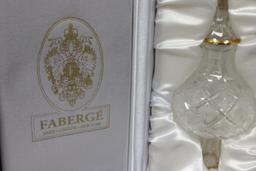 A Faberge Glass Coronation Tree Topper