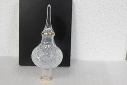 A Faberge Glass Coronation Tree Topper