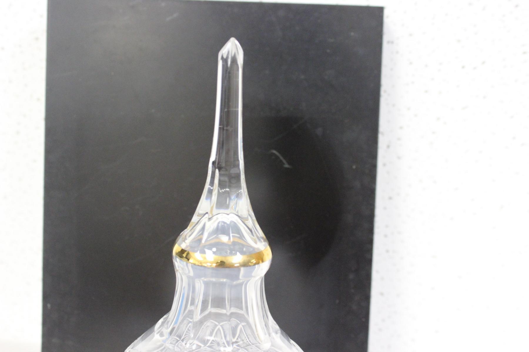 A Faberge Glass Coronation Tree Topper
