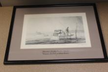 Etching By Listed Artist John M. Barber