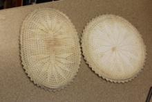 Two Vintage Cloth Trivet
