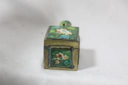 An Enamel Trinket Box