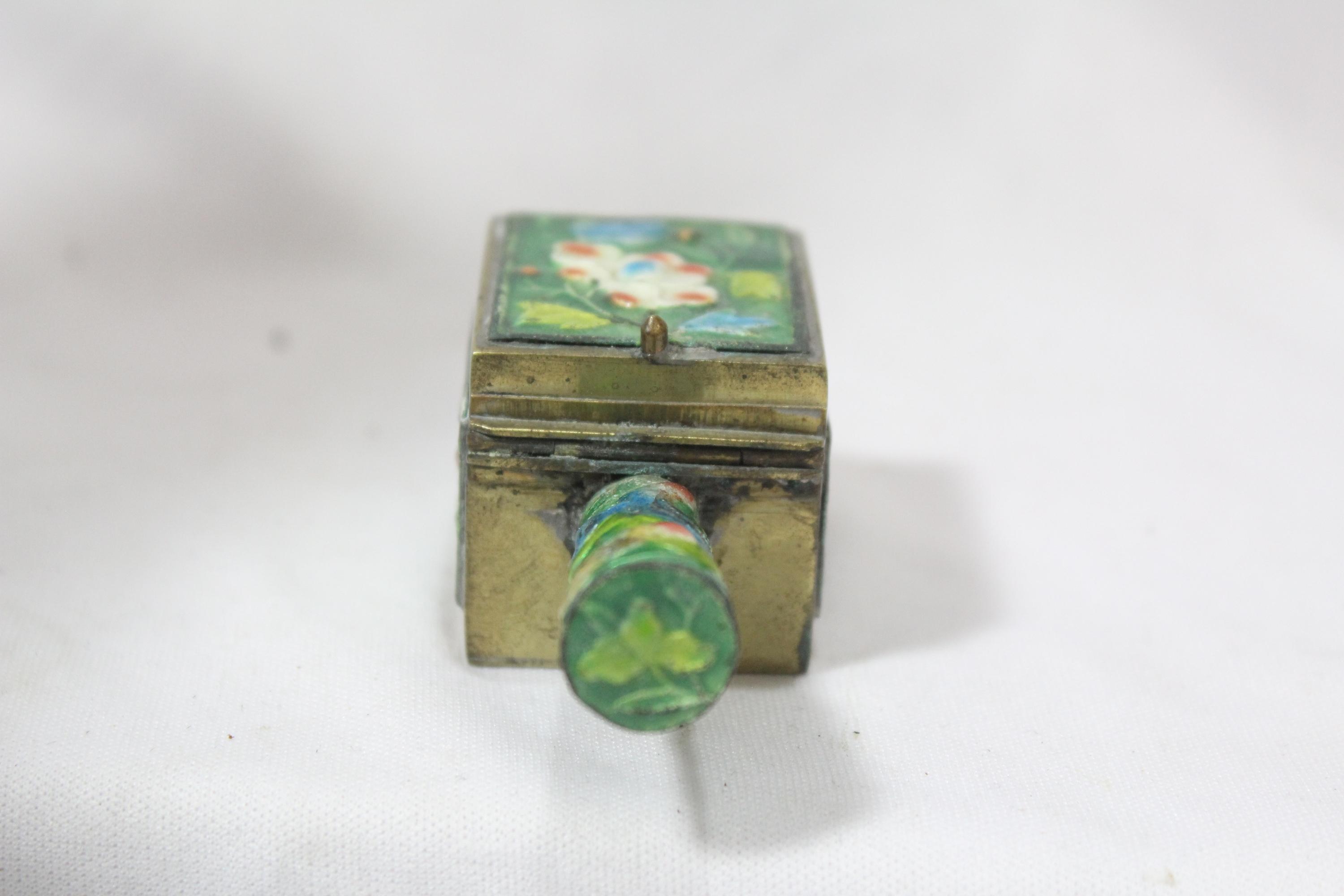 An Enamel Trinket Box