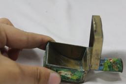 An Enamel Trinket Box