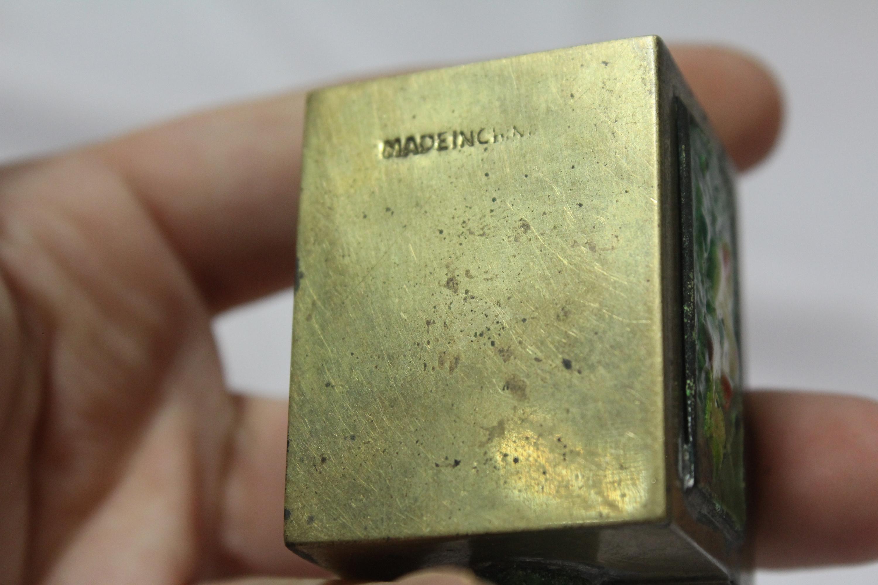 An Enamel Trinket Box