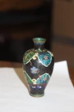 Antique Japanese Small Cloisonne Vase