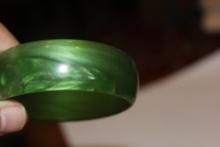 Lucite Bangle Bracelet