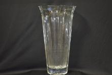 A Heavy Bohemian Crystal Vase
