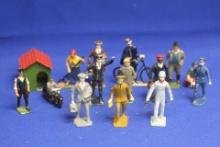 Lot of 15 Metal Figurines