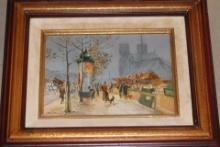 Signed Henri Eisenberg Oil on Canvas