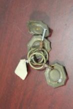 Set of Three Antique Drawer Pulls