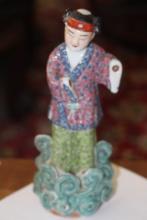 Antique Chinese Famille Rose Figurine