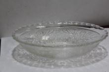 A Pressed Glass Bowl